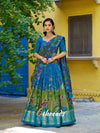 Fully Stitched Tasar Silk Kalamkari Print Lehenga Choli