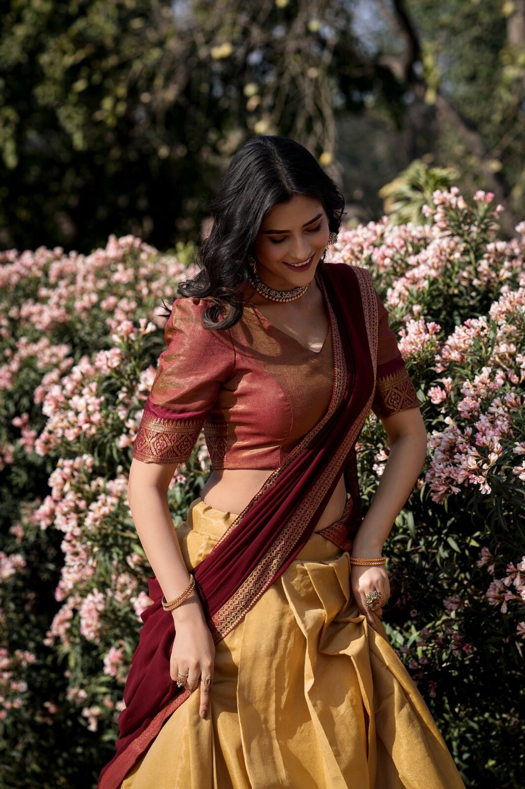 Heritage Kanchipuram Silk Lehenga | Royal Zari Work