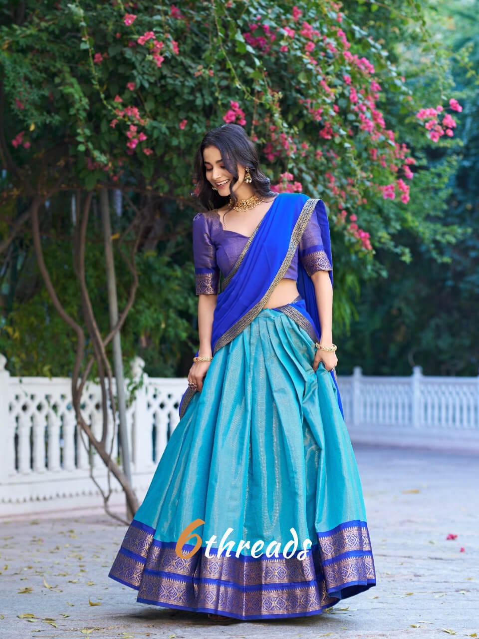 Heritage Kanchipuram Silk Lehenga | Royal Zari Work
