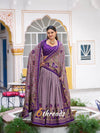 Iconic Sparkle Tasar Silk Lehenga | Designer Lace Border