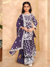 Intricate Chain Embroidery Sharara Set in Navy & Yellow