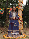 Kids’ Fox Georgette Festive Gown with Sequence Work