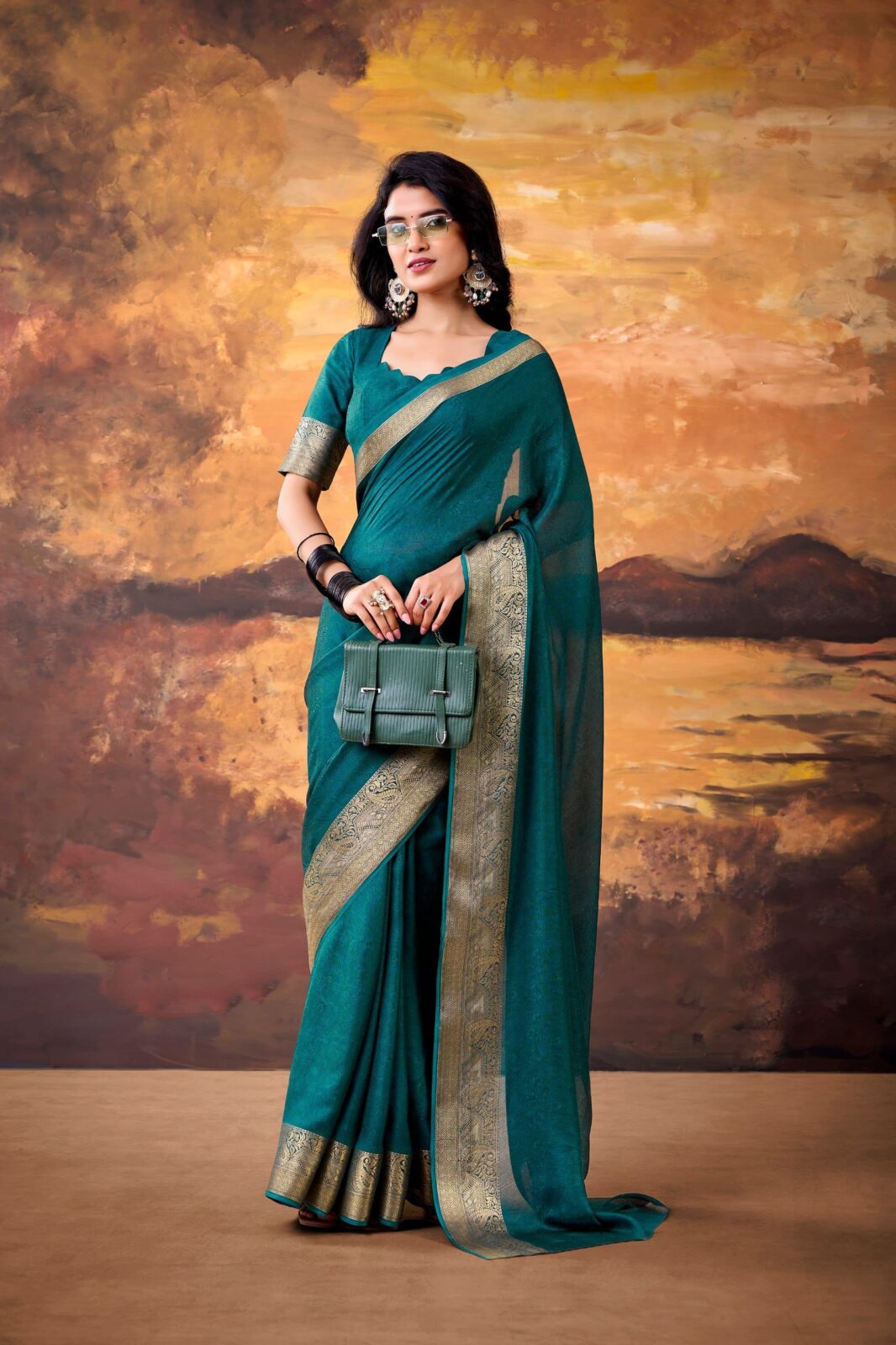 Premium Marsh Mello Silk Saree | Royal Zari Weaving | Ultra-Soft Lightweight Drape | Available with Stitched & Unstitched Blouse Options