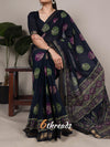 Premium P.V. Chanderi Printed Saree with Elegant Drape