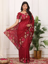 Premium Manipuri Silk Multi-Thread & Cut-Work Designer Saree
