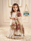 Pristine White Silk Sharara Set with Organza Dupatta