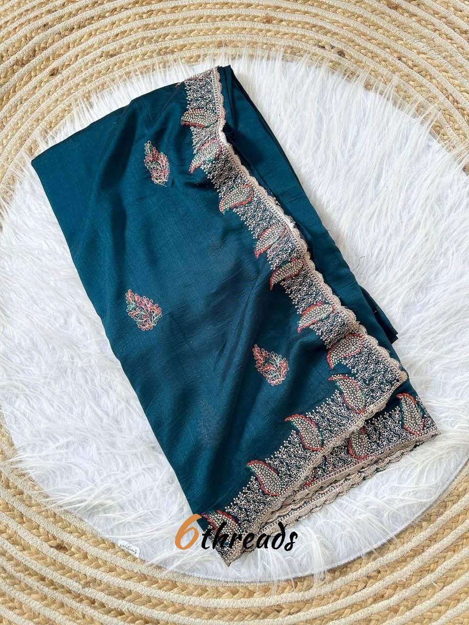 Premium Soft Silk Saree with Heavy Jarkhan Border & Stitched Blouse