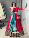 Varnika Royal Paithani Lehenga | Contrast Zari Work