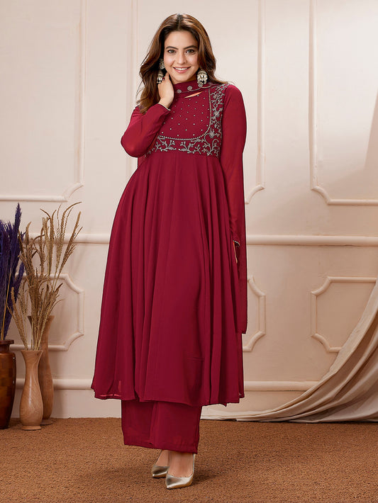 Traditional Designer Long Kurta and Pant Collection with Heavy Yoke & Sleek Sleeves
