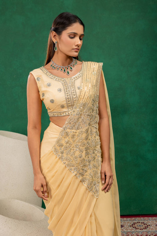 Exclusive Festive & Wedding Wear Fancy Saree with Heavy Work Blouse Piece