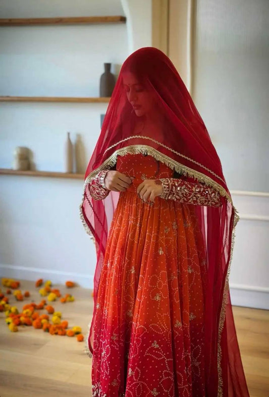 Presenting New Designer Collection In Faux Georgette With Dupatta Set Fully Stitched Ready To Wear