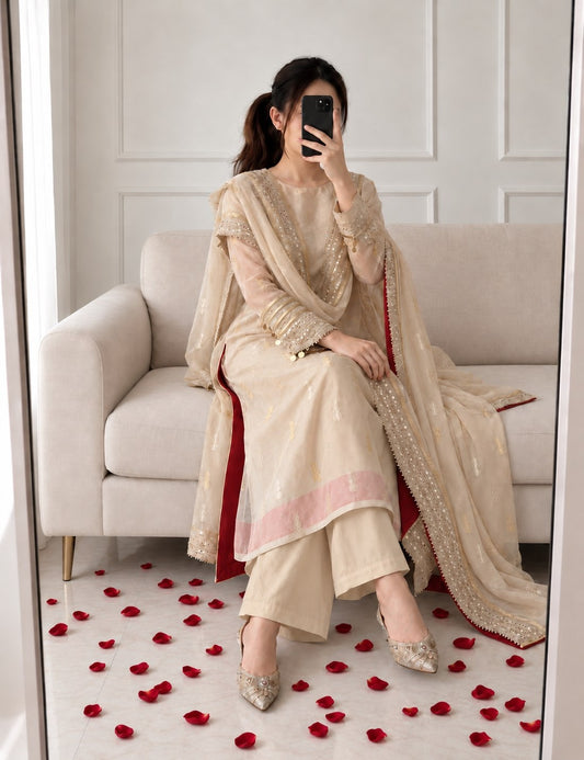 Premium Designer A-Line Kurti Set – Royal & Elegant Look!